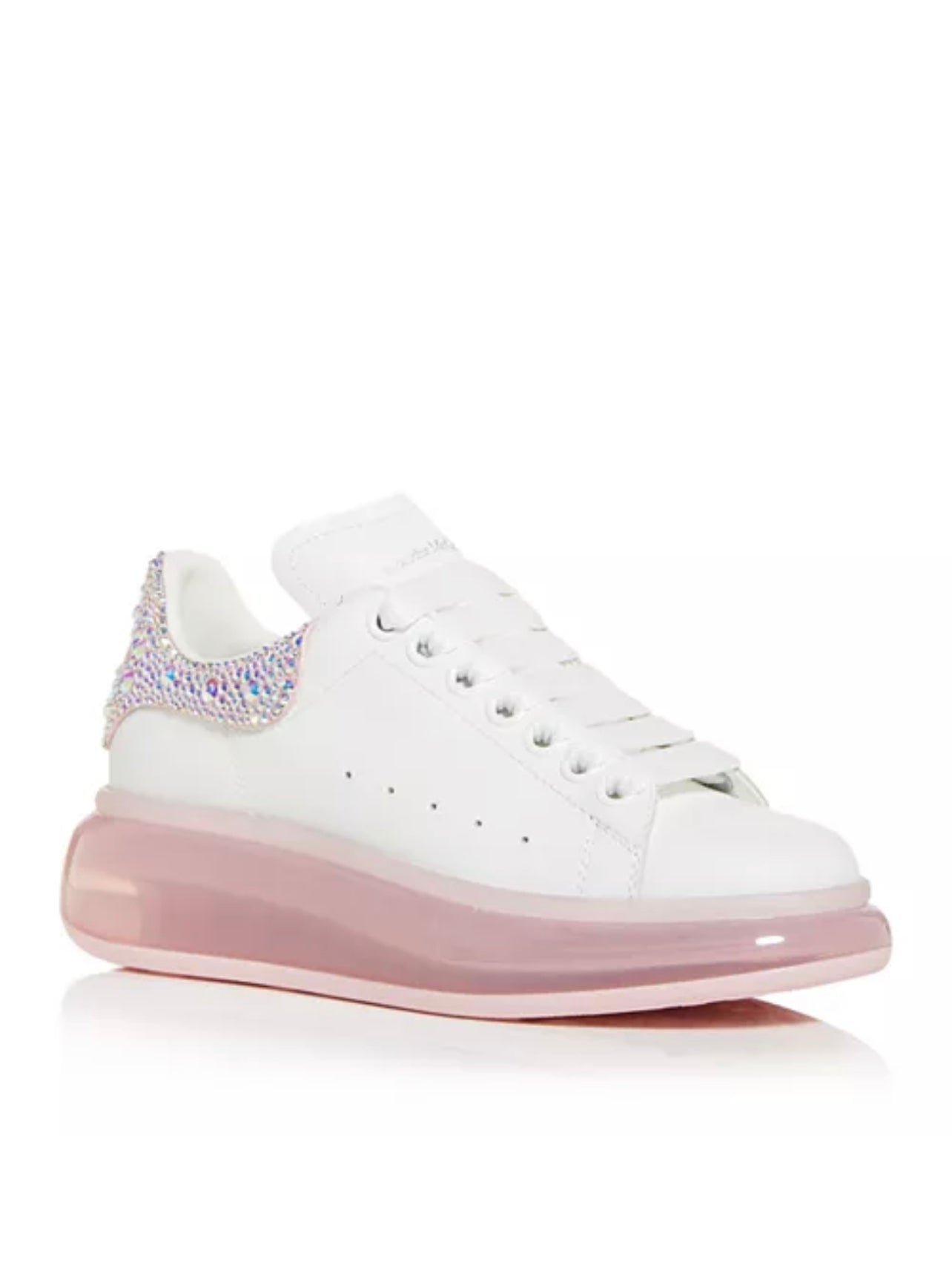 ALEXANDER MCQUEEN ROSA STRASS