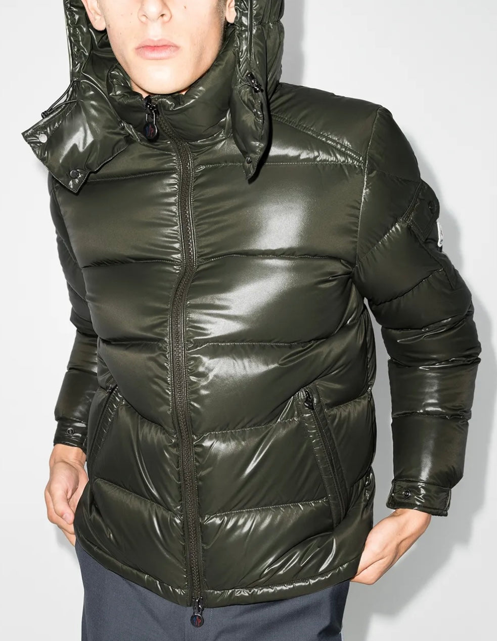 GIUBBINO MONCLER UOMO VERDE