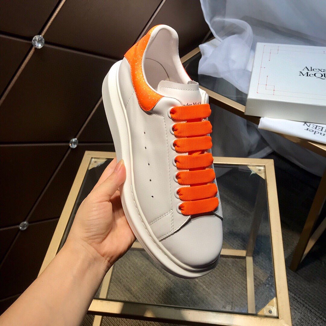 ALEXANDER MCQUEEN BIANCHE E ARANCIO