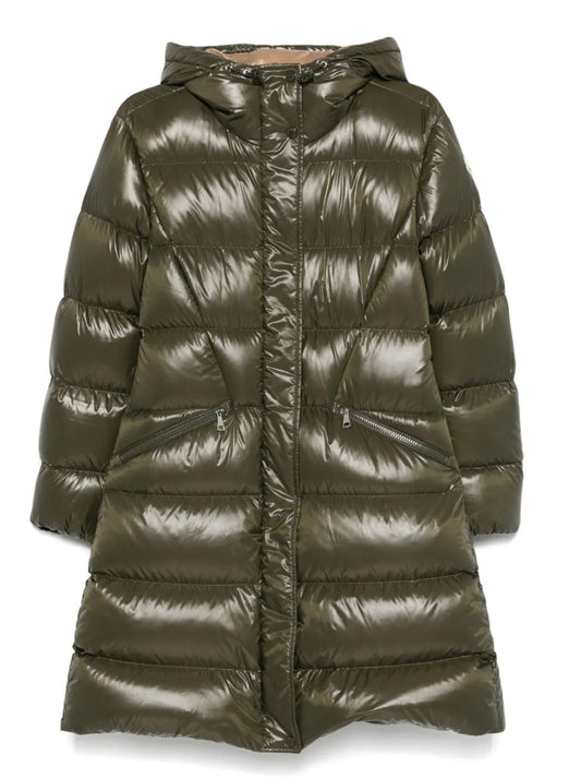 GUBBINO MONCLER DONNA LUNGO VERDE