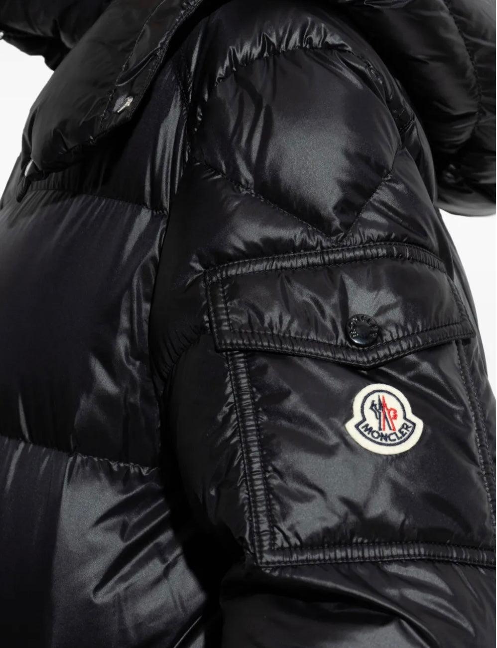 GUBBINO MONCLER DONNA LUNGO NERO