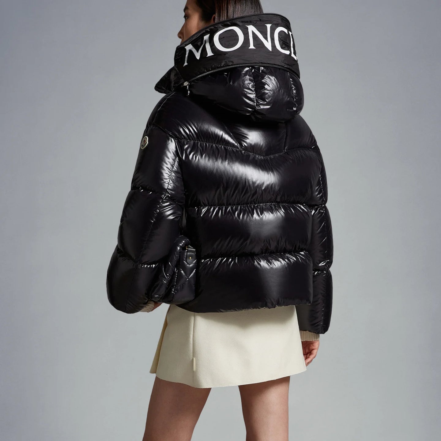GUBBINO MONCLER DONNA NERO LETTER