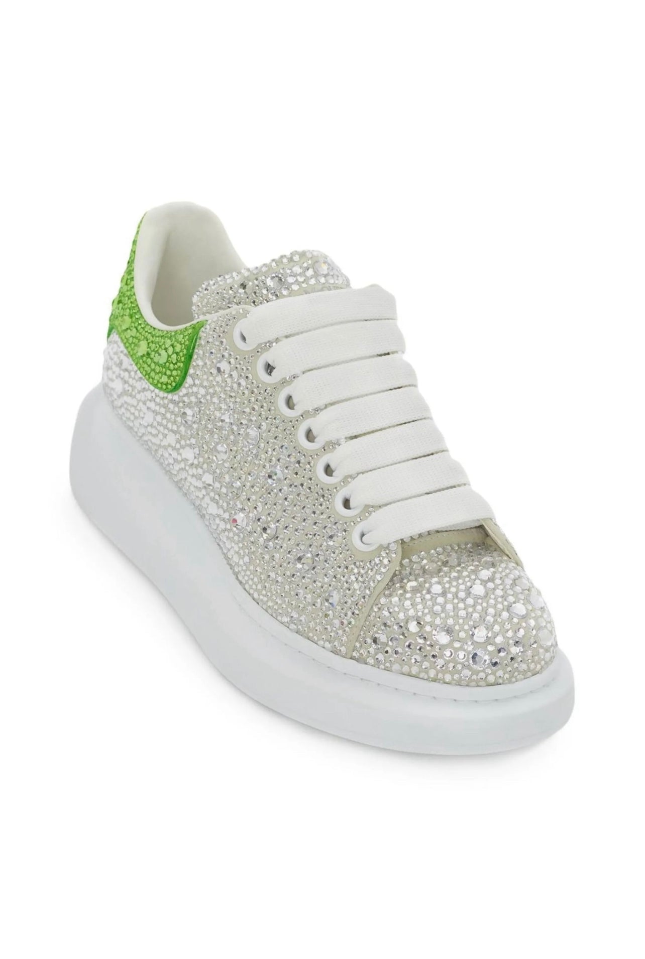 ALEXANDER MCQUEEN STRASS VERDE