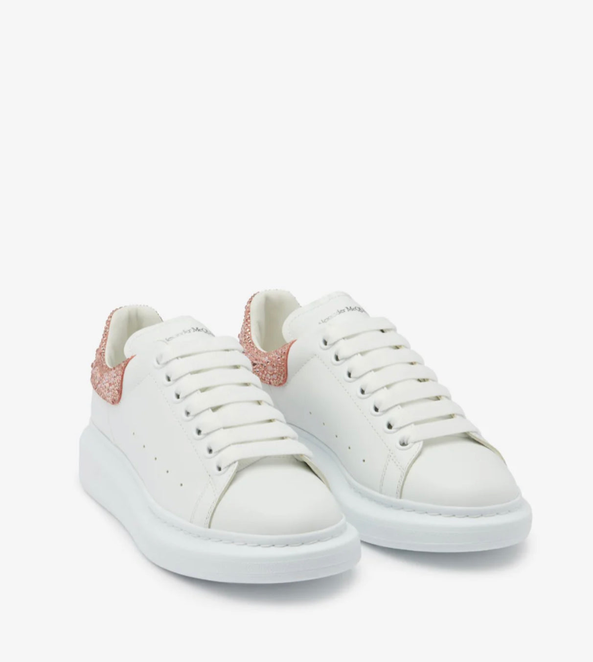 ALEXANDER MCQUEEN CON STRASS ROSA CHIARO