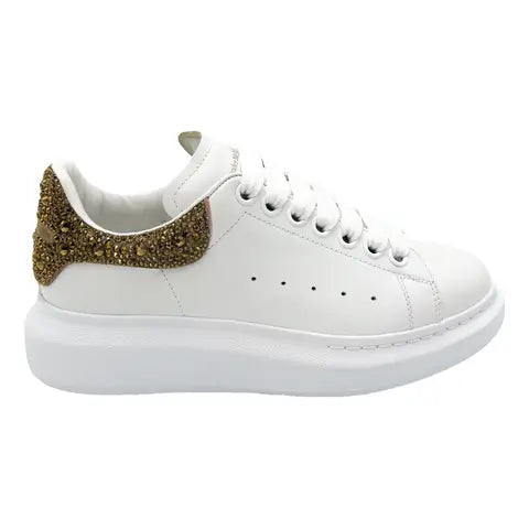 ALEXANDER MCQUEEN STRASS BEIGE