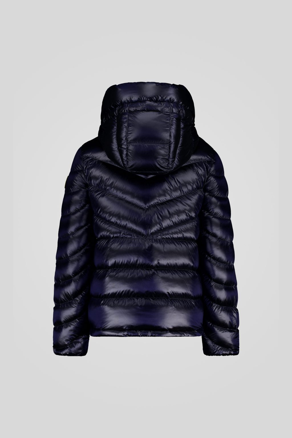 Piumino Ciesse corto blu con cappuccio staccabile