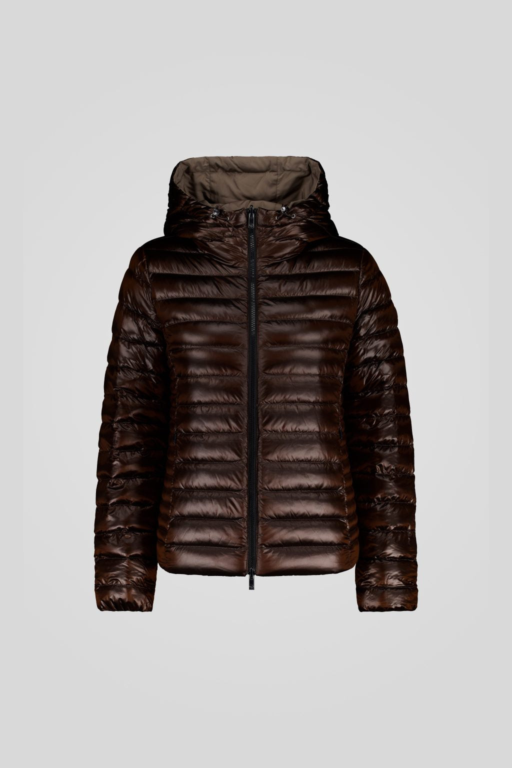 Piumino Ciesse corto marrone reversibile